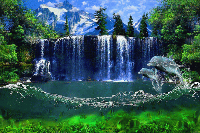 animated waterfall Waterfalls